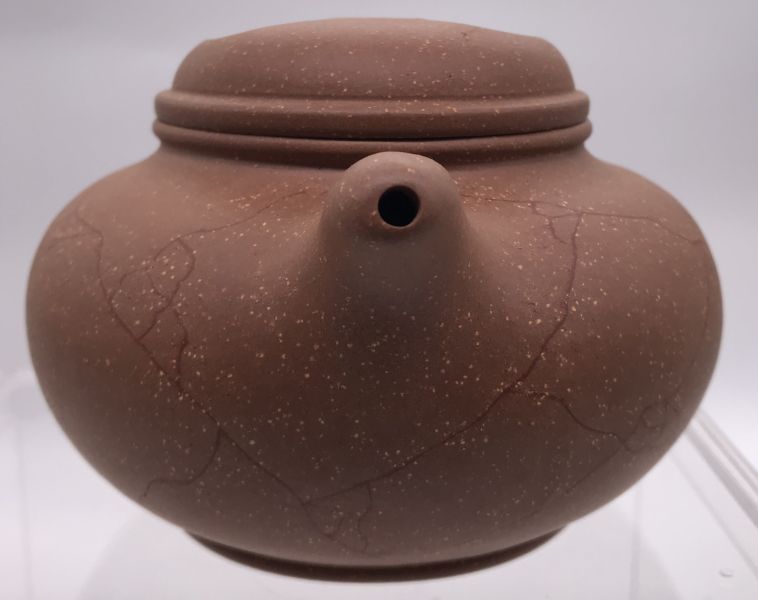 1995年冰裂牛蓋茶壺(段泥) 