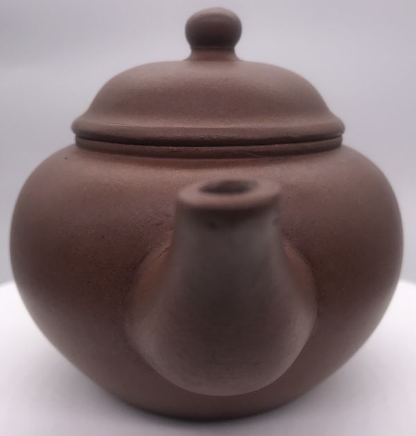 1980年鴿嘴茶壺(外紫內柚) 