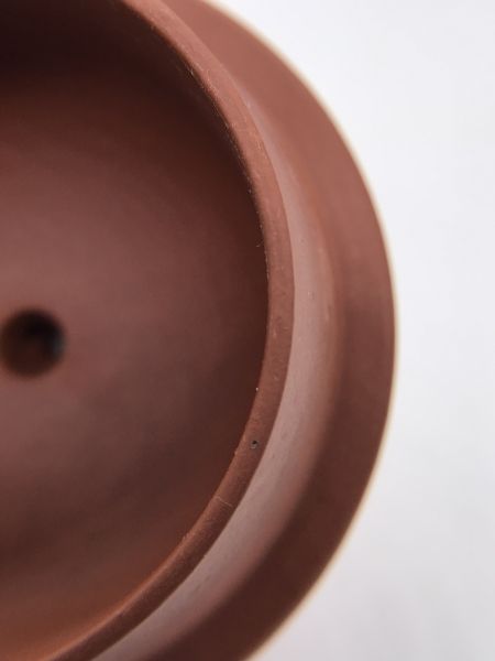 1990年盞圓神燈壺(朱泥) 