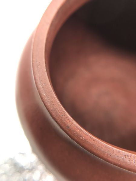 1980年代仿古留佩壺(紫朱泥)手工做 