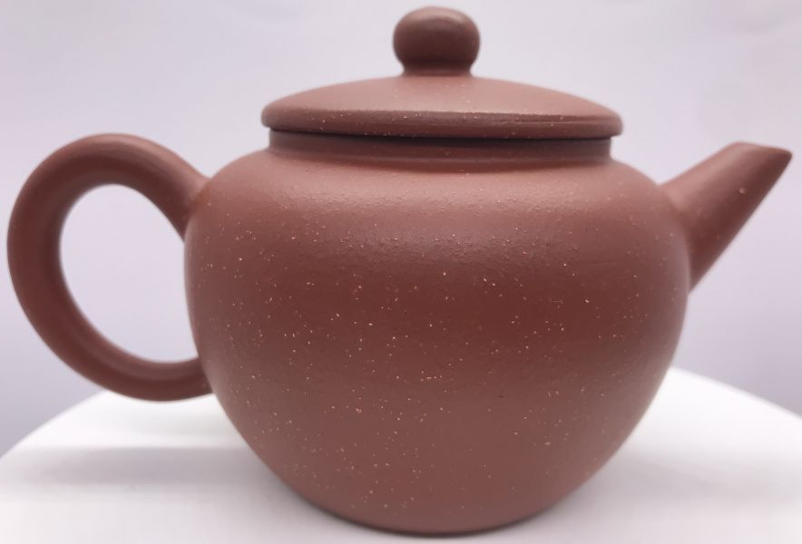 1995年平蓋甕形壺(朱泥)(作者:雨香齋) 