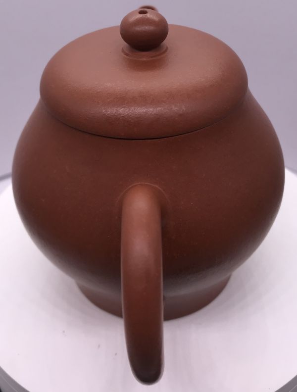 1990年代仿古(朱泥)甕型壺(名記) 