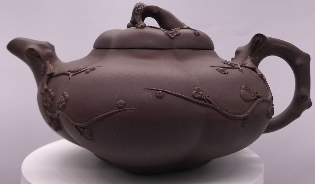 1955年五瓣梅花壺(紫砂)(作者:無名) 