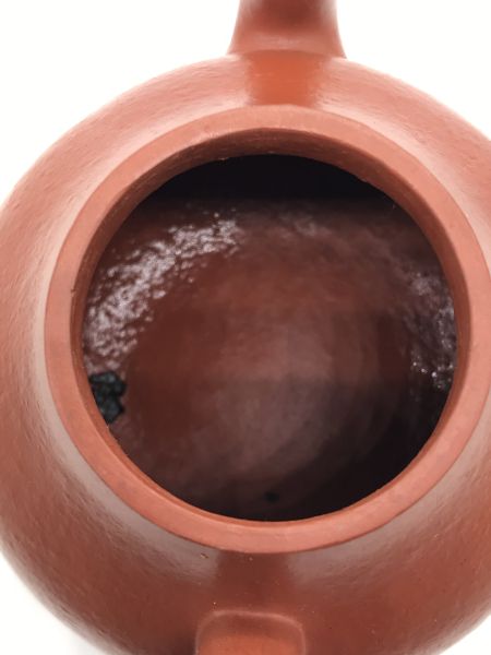 1980年思亭壺(朱泥)(作者:福記龍印) 