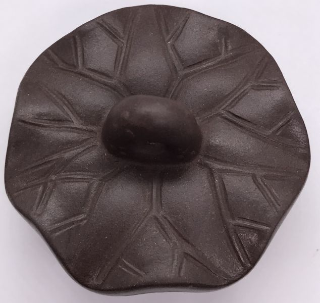 1990年荷葉紫砂壺(王連芳) 