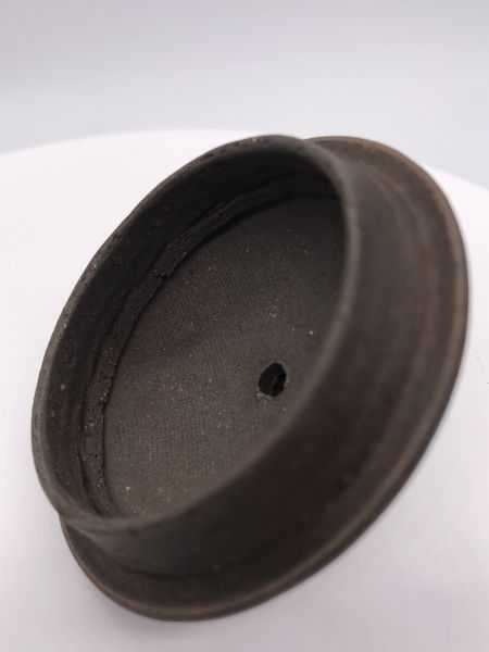 早期收藏民國初年巨輪朱紫砂老茶壺 