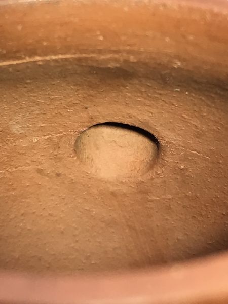 1990年仿古甕型茶壺(朱泥)(作者:福享真造) 