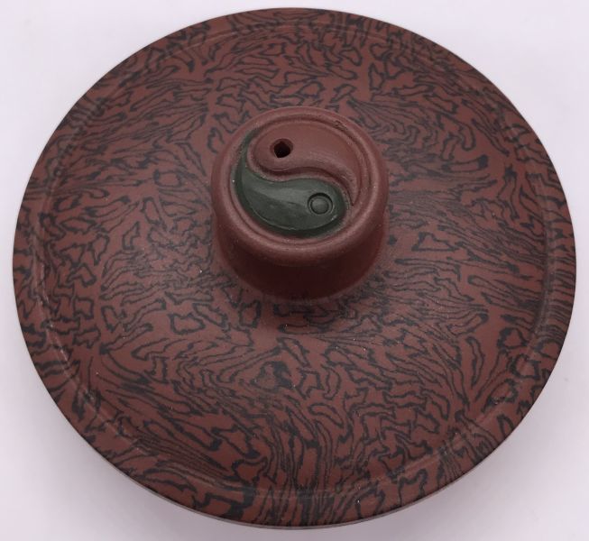 2012年絞泥太極如意壺(絞泥)(作者:惠自強) 