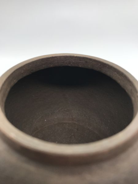 早期收藏民國初年巨輪朱紫砂老茶壺 