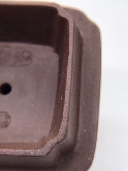 1985年四方竹節壺(作者:紹偉峯)(紫砂) 