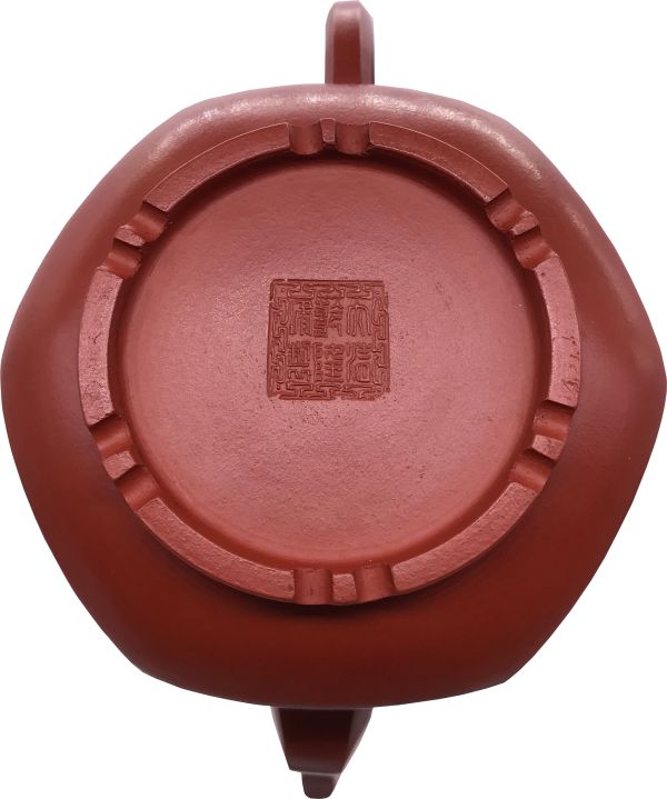 1999年六角宮燈(趙莊朱泥)(作者:大清乾隆年製) 