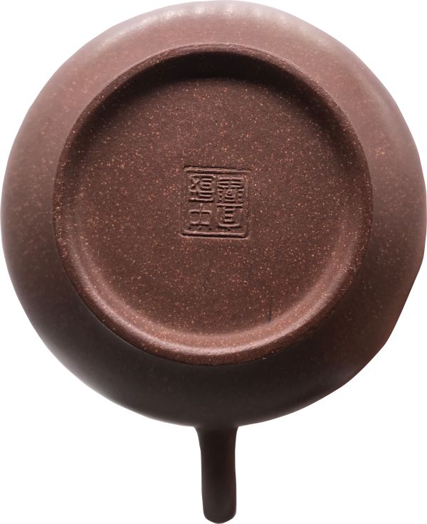 1980年繡球如意壺(作者:中國宜興)(紫砂容砂) 