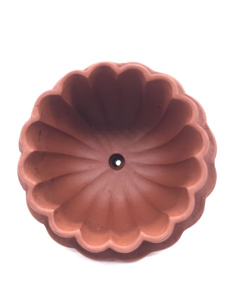 菊罐(紅泥)茶壺 