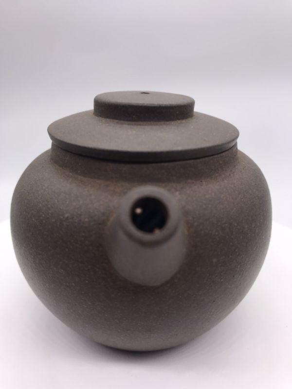 民國初年(日式巨輪朱)紫砂老茶壺 