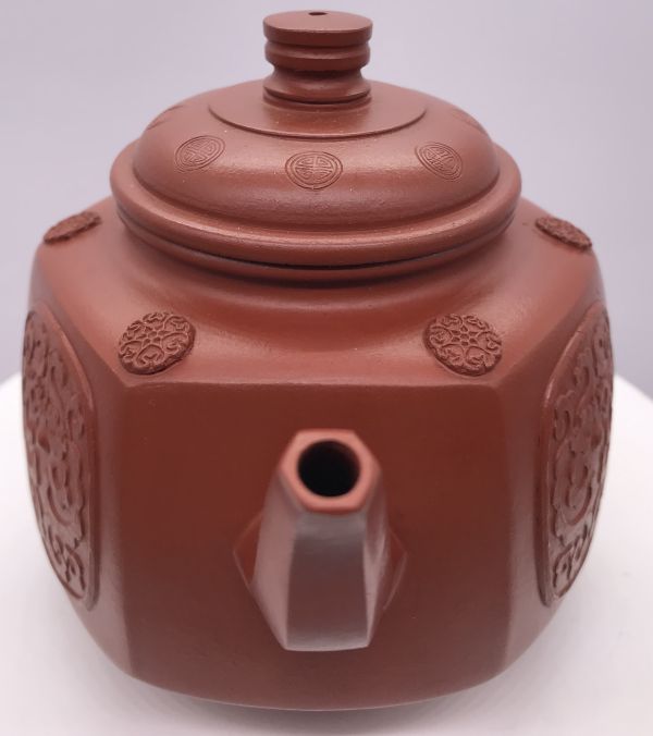 1999年六角宮燈(趙莊朱泥)(作者:大清乾隆年製) 