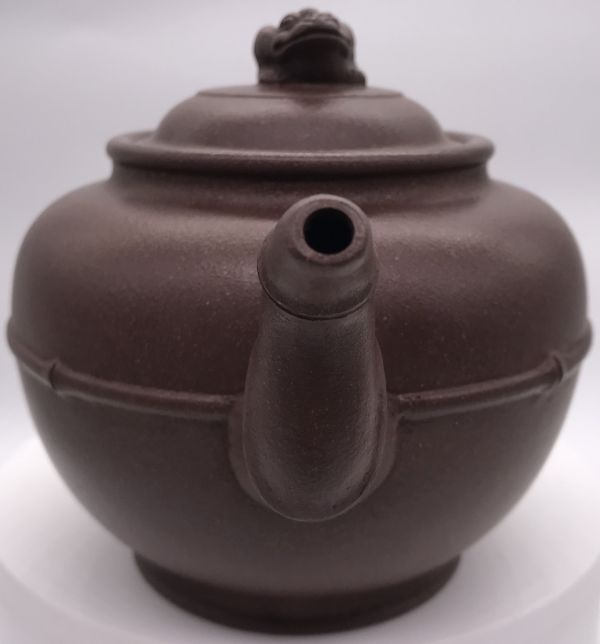 1980年竹節三腳金蟾茶壺 