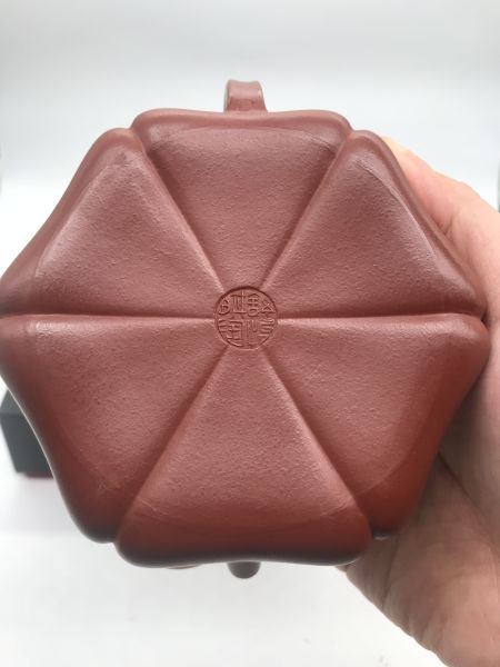 六方瓜菱茶壺 
