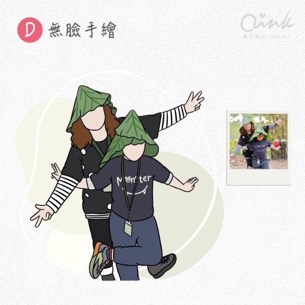 似顏繪訂製 / 人像繪製 / 婚紗照手繪 / 寶寶畫像 / 全家福畫像(可客製畫風) 