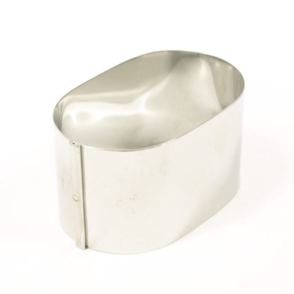 不鏽鋼小判形模具70x45x40mm 錦玉羹,不鏽鋼,小判,橢圓形,模具,馬嶋屋,70mm,45mm,40mm,和菓子