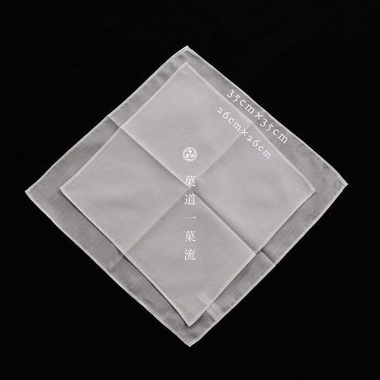菓道一菓流絹布巾 和菓子,製菓,職人,匠人,日本製造,日式點心,日式甜點,廚房,料理,廚具,墊布,過濾,絹布,⼀菓流,蒸煮