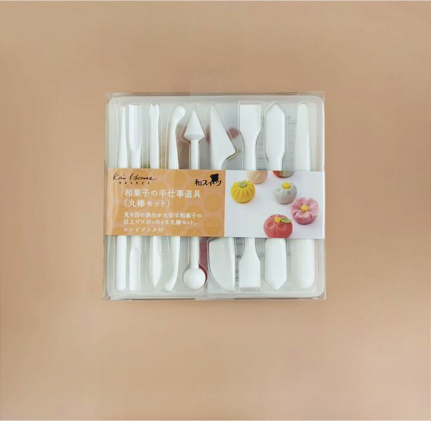 和菓子手做道具組(圓棒套裝) 貝印和菓子造形細工道具