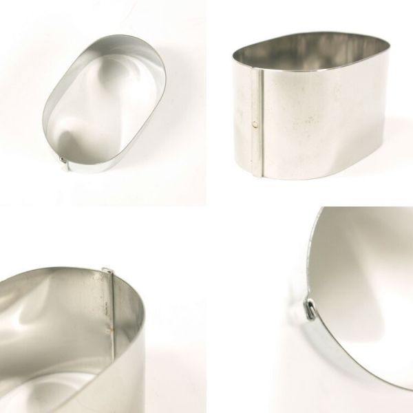 不鏽鋼小判形模具70x45x40mm 錦玉羹,不鏽鋼,小判,橢圓形,模具,馬嶋屋,70mm,45mm,40mm,和菓子