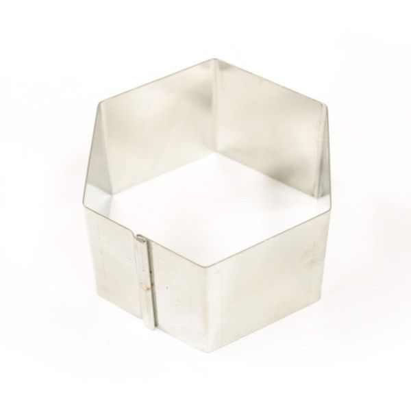 不鏽鋼六邊形模具60x35mm 錦玉羹,不鏽鋼,六邊形,模具,馬嶋屋,60x35mm,六角,和菓子