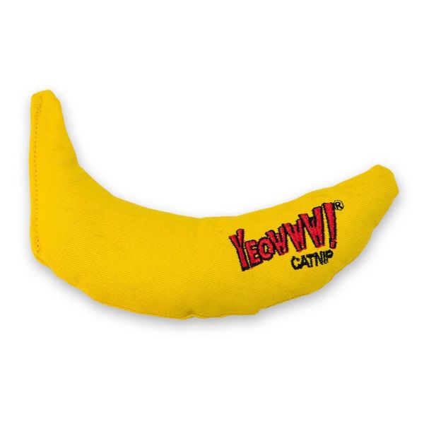 Yeowww美國瘋狂貓貓草玩具-香蕉 Yeowww美國瘋狂貓貓草玩具-香蕉,美國瘋狂貓,貓草玩具,香蕉貓草