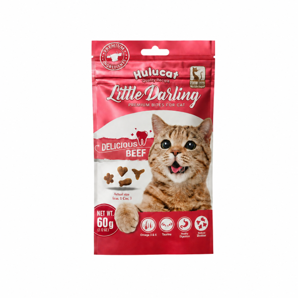 Hulucat 卡滋化毛潔牙餅 150g 六種酥脆風味搭配食用纖維與牛磺酸,作為貓咪日常獎勵點心