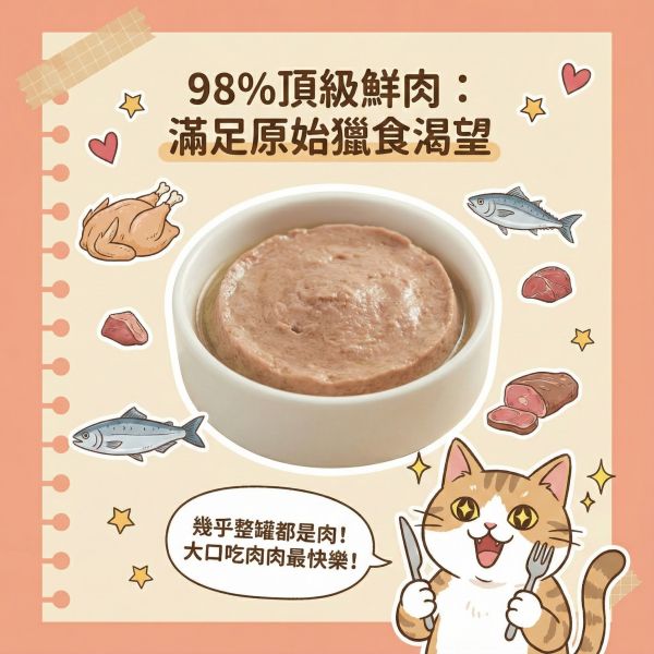 【新客免運】傻派主食罐神農組 - 5種口味 ($599體驗價) 傻派,Surprise,貓主食罐試吃,挑嘴貓罐頭,無膠主食罐,貓罐頭推薦,免運,299免運,臭貓動物園,寵物試吃