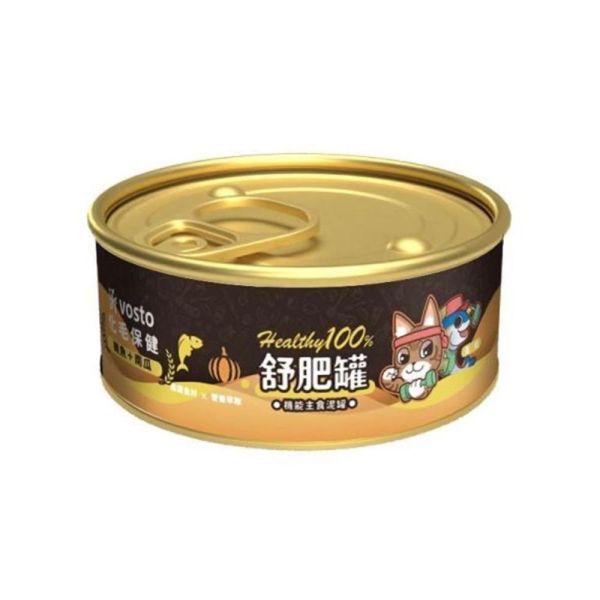Vosto沃司托舒肥罐 50g鮪魚基底主食泥罐,六款蔬果與機能配方,適合全齡貓日常主食輪替。