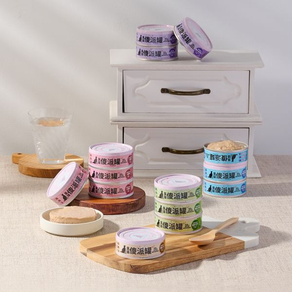 【團購限定】傻派無膠主食罐 (24入/整箱) | 98%高肉量 | 挑嘴貓的每餐首選 傻派主食罐,低磷貓罐頭,無膠貓罐頭,臭貓,臭貓動物園,挑嘴貓罐頭,貓主食罐,幼貓主食罐,幼貓罐頭,全齡貓主食罐,貓罐頭,主食罐,泥狀主食罐,傻派