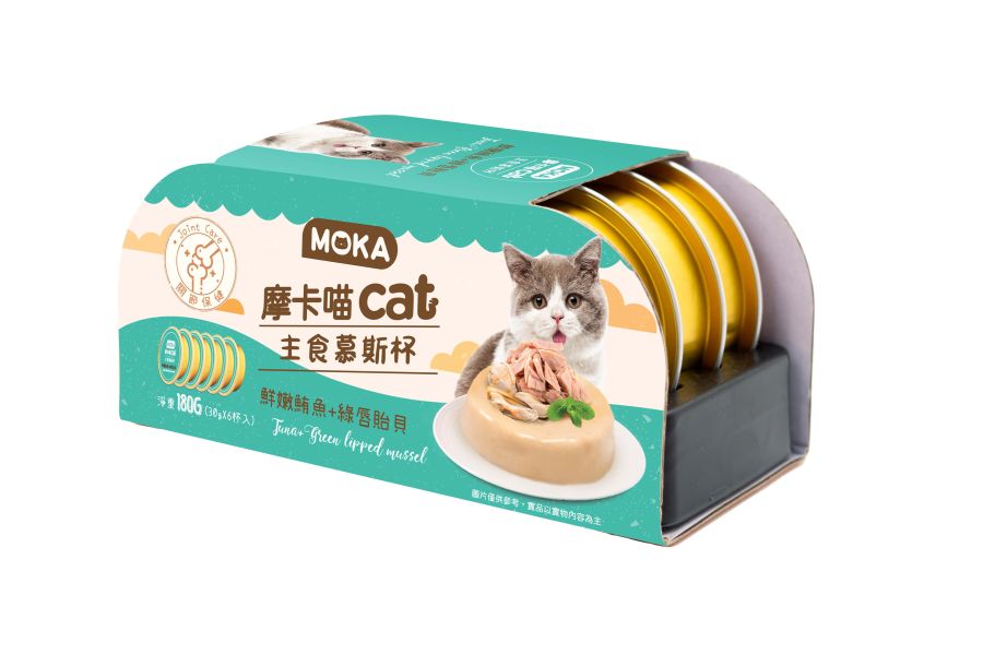 MOKA摩卡喵主食慕斯杯 摩卡喵,主食罐,