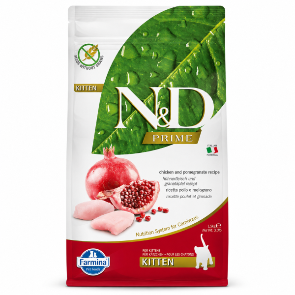 N&D 法米納頂級無穀貓飼料 GC系列 雞肉石榴、羊肉藍莓、野豬蘋果與鯡魚甜橙配方整理