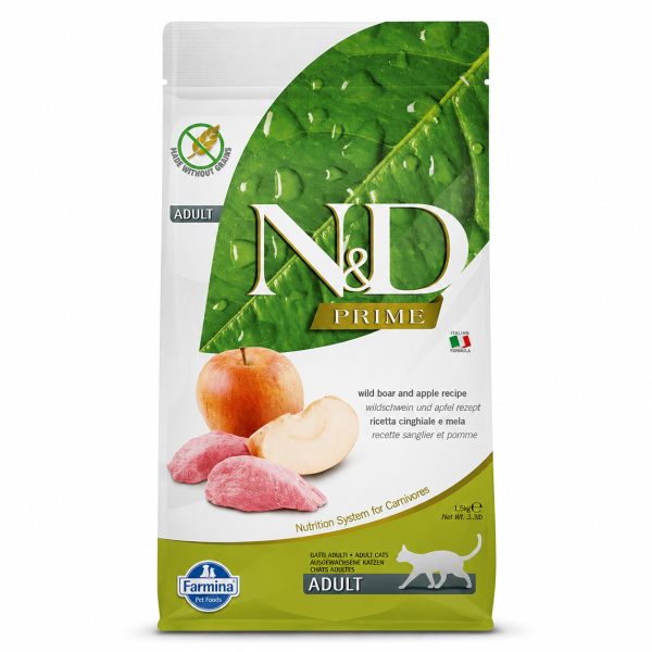 N&D 法米納頂級無穀貓飼料 GC系列 雞肉石榴、羊肉藍莓、野豬蘋果與鯡魚甜橙配方整理