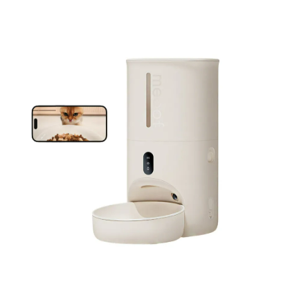 【meoof】蛋捲智能餵食器 視訊版單碗(餵食器/貓咪用品/貓用品/寵物碗) 【meoof】蛋捲智能餵食器 視訊版單碗,蛋捲餵食器,meoof ptt,meoof dcard,自動餵食器,自動餵食器推薦,meoof推薦,貓用品,貓餵食器推薦,MEOOF智能餵食器
