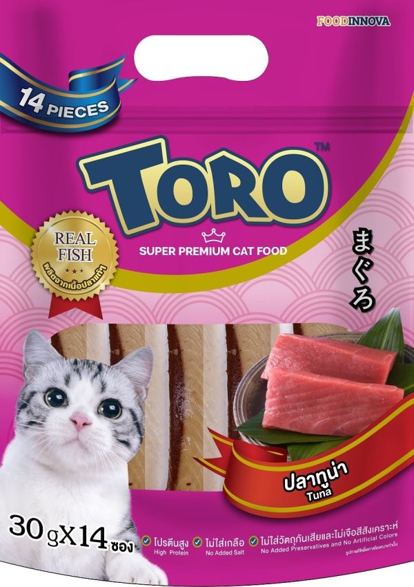 【TORO】肉條澎派包 臭貓動物園,TORO,肉條,澎派包,鮪魚,跟,雞肉,條,30G,共,14條,很多,廠商,也,都有,這個,產品,適口性,很好,又划算