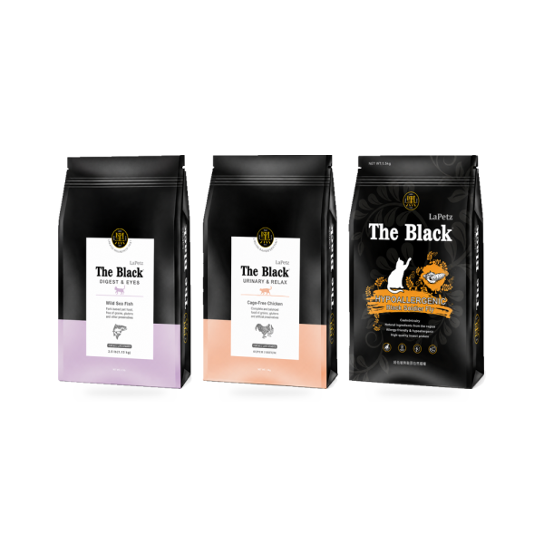 樂倍黑酵母單一肉源＆蟲蛋白無穀貓飼料 三款無穀蛋白配方,提供黑水虻蟲蛋白、雞肉與深海魚選擇