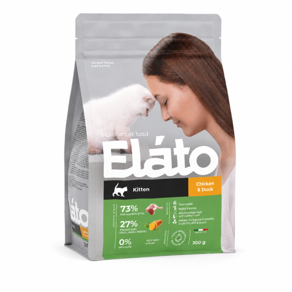ELATO 杜莎天然無穀貓飼料 1.5kg／4.5kg 依幼貓、化毛、結紮室內貓、嫩羊野鹿與深海鮮魚需求,提供五款義大利製無穀完整配方。