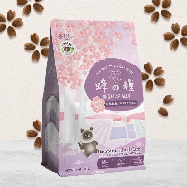 【貪貪】蜂之糧-無穀貓飼料1.8kg(腸胃保健/皮毛保健/泌尿保健) 