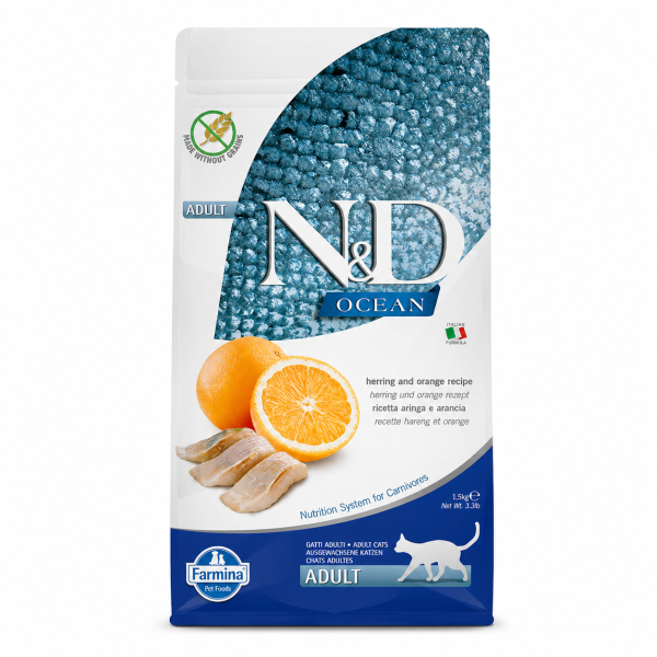 N&D 法米納頂級無穀貓飼料 GC系列 雞肉石榴、羊肉藍莓、野豬蘋果與鯡魚甜橙配方整理
