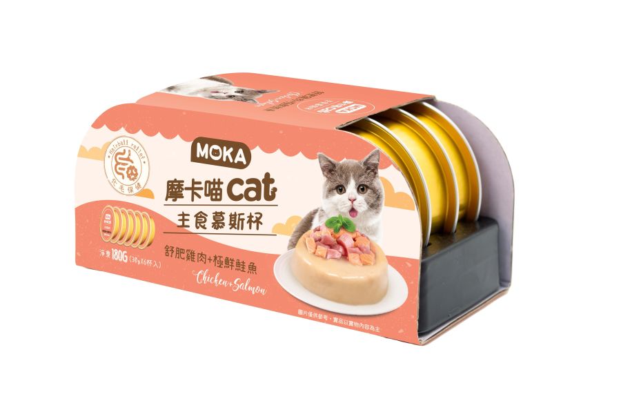MOKA摩卡喵主食慕斯杯 摩卡喵,主食罐,