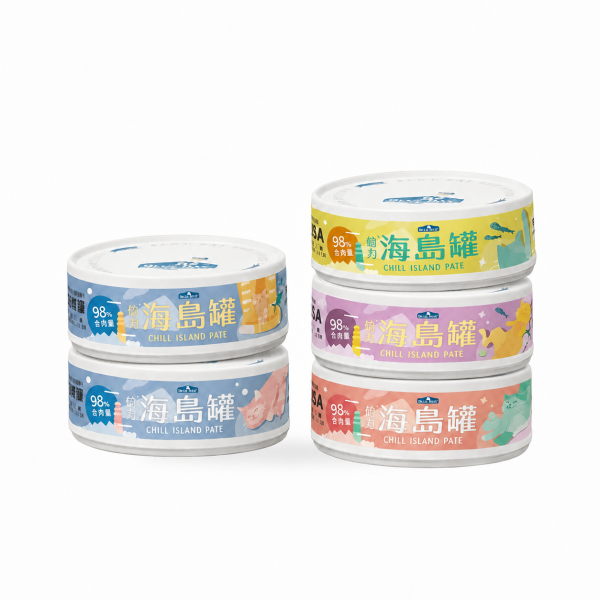 Blue Bay 倍力海島主食罐 80g 幼母貓與全齡貓口味,80g日常濕食主食罐