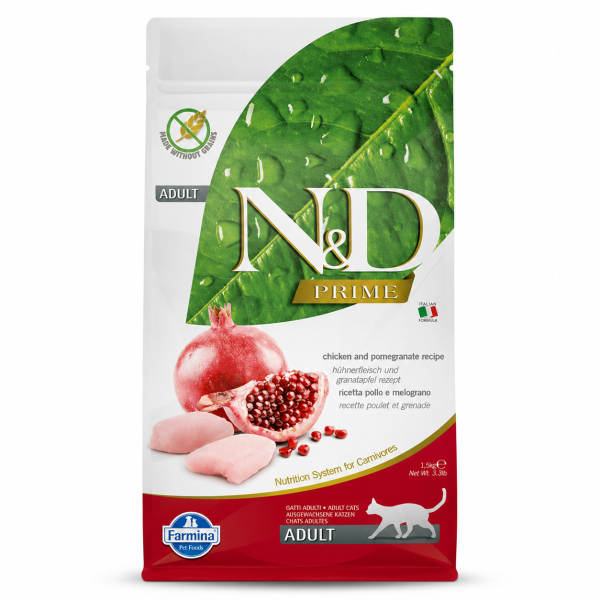 N&D 法米納頂級無穀貓飼料 GC系列 雞肉石榴、羊肉藍莓、野豬蘋果與鯡魚甜橙配方整理