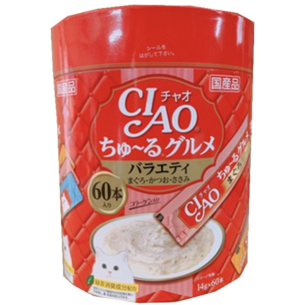 CIAO啾嚕肉泥，大滿足美味組合60入 