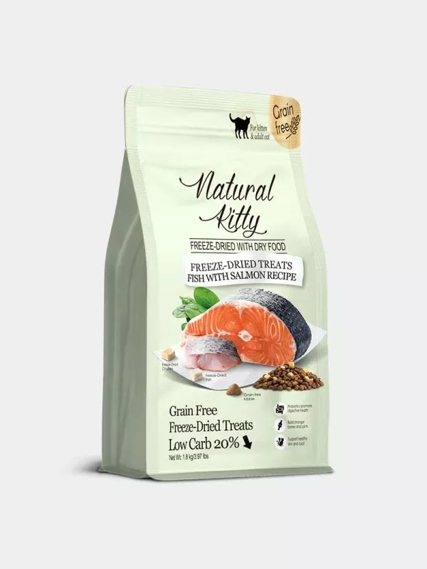自然小貓低碳無榖凍乾貓飼料 自然小貓貓飼料