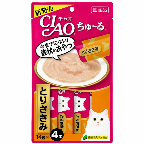 CIAO啾嚕貓肉泥條｜4條入 23款口味與營養配方,依貓咪年齡、喜好及飲食需求選擇
