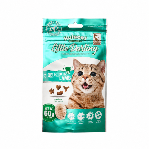 Hulucat 卡滋化毛潔牙餅 150g 六種酥脆風味搭配食用纖維與牛磺酸,作為貓咪日常獎勵點心