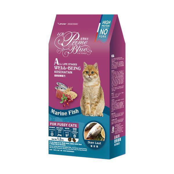 LCB藍帶廚坊健康挑嘴貓飼料 LCB藍帶廚坊健康挑嘴貓糧提供海鮮羊肉、海鮮雞肉、海洋魚與化毛四款配方,方便依貓咪年齡、口味及排毛需求選購。