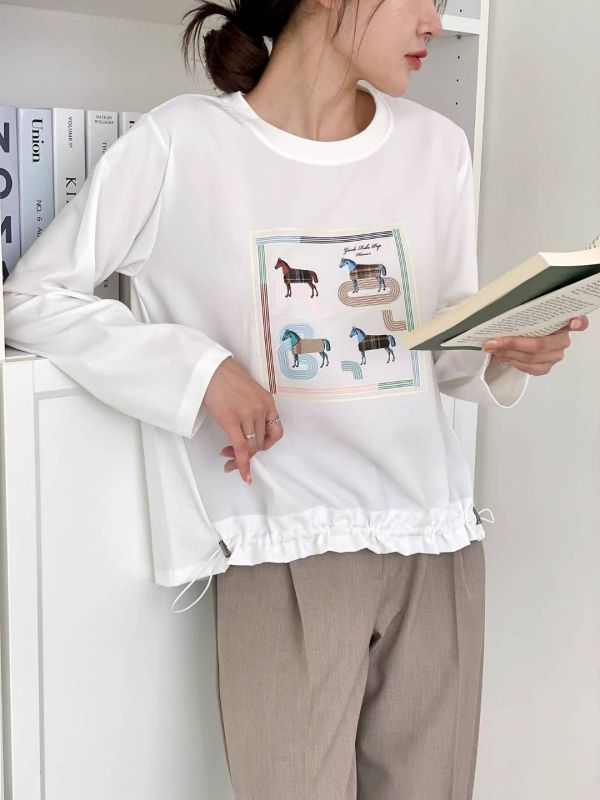 H馬縮腰薄料衣 韓國 正韓 東大門 空運